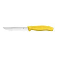 Nóż do pizzy, ząbkowany, ostry czubek, żółty | VICTORINOX, Swiss Classic, 6.7936.12L8