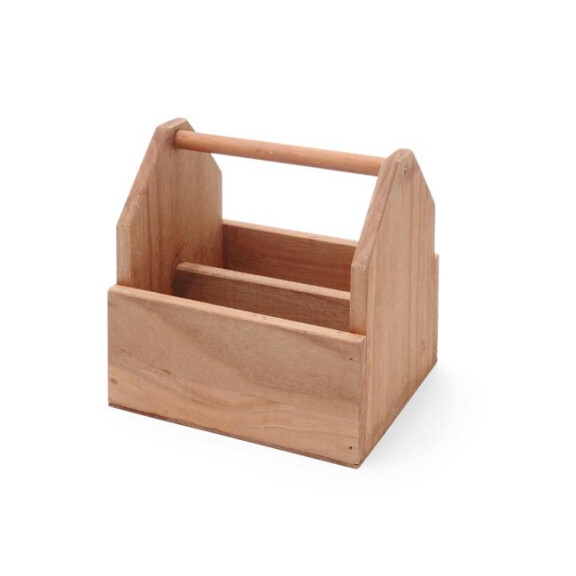 Drewniany organizer stołowy 190x160x200 mm | HENDI, 664315