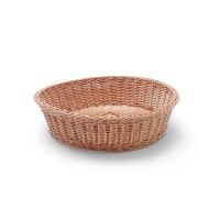 Kosz do pieczywa okrągły brązowy O400x(H)90 mm | HENDI, 426999