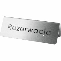 Tabliczka nastolna "rezerwacja" | STALGAST, 486025