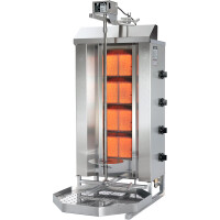 Gyros, kebab, grill gazowy, wsad: 70 kg, 14 kW, G30 | POTIS, GD-4