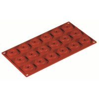 Forma silikonowa Formaflex do monoporcji - 300x175 mm, 18 szt. x 41x12 mm, 12 ml - FR005 | PAVONI, Mini Savarin