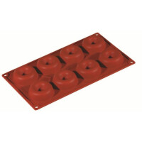 Forma silikonowa Formaflex do monoporcji - 300x175 mm, 8 szt. x 65x21 mm, 49 ml - FR010 | PAVONI, Savarin