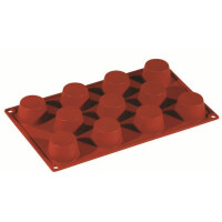 Forma silikonowa Formaflex do monoporcji - 300x175 mm, 11szt. x 50x28 mm, 43 ml - FR020 | PAVONI, Mini Muffin