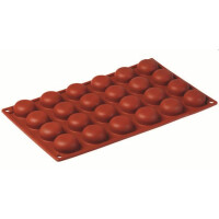 Forma silikonowa Formaflex do monoporcji - 300x175 mm, 24 szt. x 34x16 mm, 13 ml - FR006 | PAVONI, Pomponette