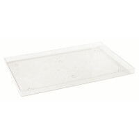 Przezroczysta taca cukiernicza - 590x395x28 mm | PAVONI, TRAY