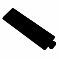 Zestaw tacek jednorazowych do monoporcji, czarne 140x40 mm – 200 szt. | PAVONI, VC2