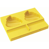 Zestaw forma do lodów na patyku Pavogel + 50 patyczków - 83x84 mm, 100 ml - PL04 | PAVONI, Honolulu