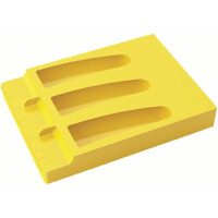 Zestaw 4 form do lodów na patyku Pavogel + 50 patyczków + tacka - 35x110 mm, 70 ml - KITPL05 | PAVONI, Ipanema