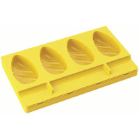 Zestaw 2 form do lodów na patyku Pavogel Pocket + 50 patyczków + tacka - 40x70 mm, 35 ml - KITPL08 | PAVONI, Waikiki