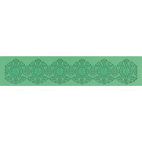 Silikonowa forma do koronek i elementów ozdobnych - 80,5x390 mm - SMD08 | PAVONI, Magic Decor