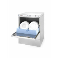 Zmywarka ze sterowaniem elektromechanicznym do naczyń z dozownikiem detergentu 50x50, 230 V | HENDI, 230237