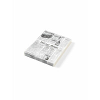 Papier pergaminowy z motywem nadruku gazety 20x25 cm | HENDI, 678121