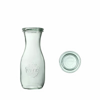 Butelka szklana z pokrywką o pojemności 0,53 ml – komplet 6 sztuk | WECK, WE-764-60P