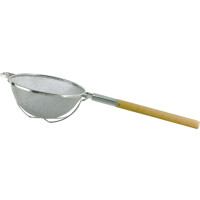 Sito o średnicy 35 cm z siatką i rączką z drewna | TOM-GAST, T-2635-35