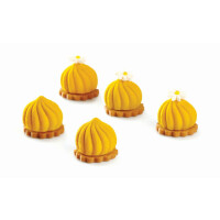 Silikonowa forma do monoporcji - 400x300 mm, 30 szt. x 36x29 mm, 18 ml - PX4324S | PAVONI, Delice