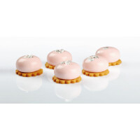 Silikonowa forma do monoporcji - 400x300 mm, 30 szt. x 38x20 mm, 18 ml - PX4323S | PAVONI, Planet