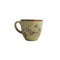 Filiżanka do espresso z oliwkowej porcelany o pojemności 0,075 l | FINE DINE, Kolory Ziemi Olive