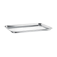 Taca wystawowa do witryn 34x26 cm, nierdzewna – polerowana | TOM-GAST, T-4060-026