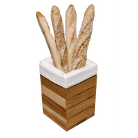Drewniany stojak na bagietki do systemu bufetowego 17,5x17,5x26,5 cm | VERLO, V-1504