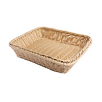 Kosz GN 1/2 o wymiarach 26,5x32,5x6,5 cm w kolorze beżowym | TOM-GAST, T-2083-301