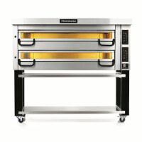 Piec do pizzy dwukomorowy, 16x pizza 45 cm, komory o wymiarach 1840x920x210 mm, panel cyfrowy | PIZZA MASTER, PM 942ED