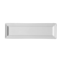 Talerz płaski - prostokątny 23x7 cm, biała porcelana | RAK, Classic Gourmet