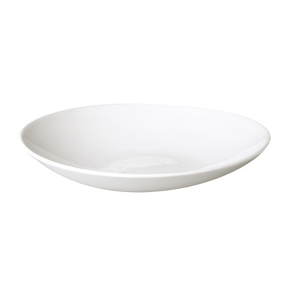 Talerz głęboki o średnicy 46 cm, biała porcelana | RAK, Nano