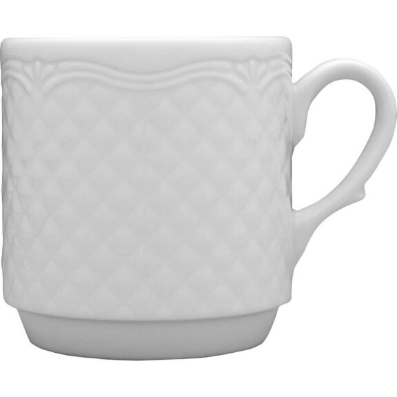 Kubek z białej porcelany 0,3 l | LUBIANA, Afrodyta