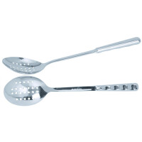 Łyżka cedzakowa o długości 32 cm, stal nierdzewna 18/10 | TOM-GAST, T-7820