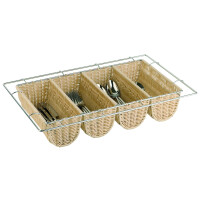Koszyk z poliratanu na sztućce GN 1/1 o wymiarach 53x32,5 cm | TOM-GAST, TF-65