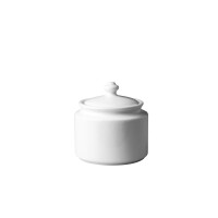 Cukiernica z porcelany z pokrywką o pojemności 270 ml, kość słoniowa | RAK, Banquet