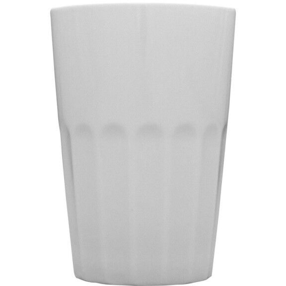Kubek z białej porcelany bez ucha, 0,25 l | LUBIANA, Kaszub/Hel