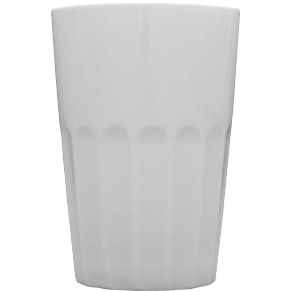 Kubek z białej porcelany bez ucha, 0,4 l | LUBIANA, Kaszub/Hel