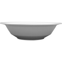 Salaterka z białej porcelany o średnicy 23 cm | LUBIANA, Kaszub/Hel