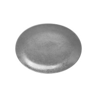 Półmisek owalny 36x27 cm, szara porcelana | RAK, Shale