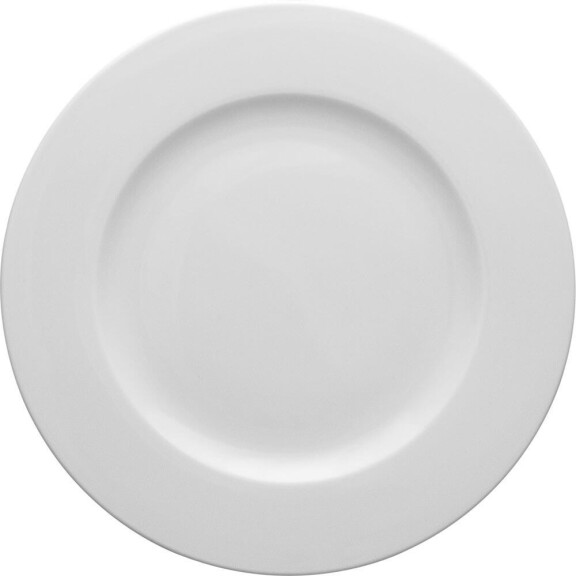 Talerz płytki z białej porcelany o średnicy 27 cm | LUBIANA, Wersal
