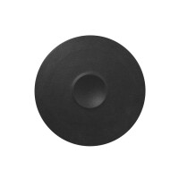 Czarny, okrągły talerz Marea 30 cm, porcelana | RAK, Neofusion