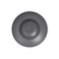 Ciemnoszary talerz głęboki 23 cm, porcelana | RAK, Neofusion