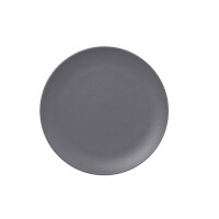 Szary talerz płaski Nano Stone 31 cm, porcelana | RAK, Neofusion