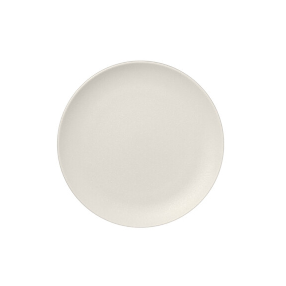 Biały talerz płaski Nano Sand 31 cm, porcelana | RAK, Neofusion