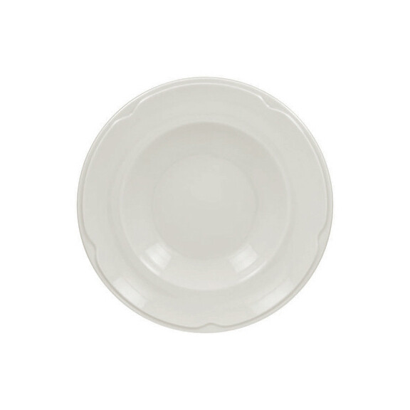 Talerz głęboki o pojemności 1200 ml, biała porcelana | RAK, Anna