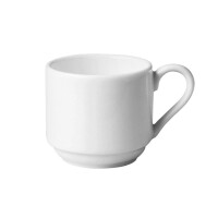 Sztaplowana filiżanka do espresso o pojemności 90 ml, kość słoniowa | RAK, Banquet