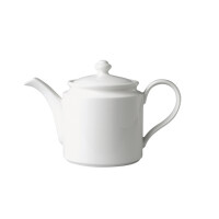 Dzbanek z pokrywką o pojemności 800 ml, biała porcelana | RAK, Rondo