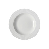 Talerz głęboki o średnicy 23 cm, biała porcelana | RAK, Metropolis