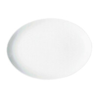Półmisek owalny 32x23 cm, biała porcelana  | RAK, Nano