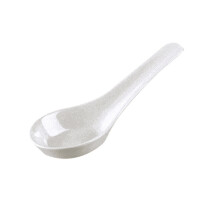 Łyżka 14 cm, biała porcelana  | RAK, Nano