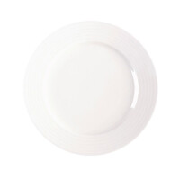 Talerz płaski o średnicy 15 cm, biała porcelana | RAK, Rondo