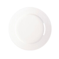 Talerz płaski o średnicy 17 cm, biała porcelana | RAK, Rondo