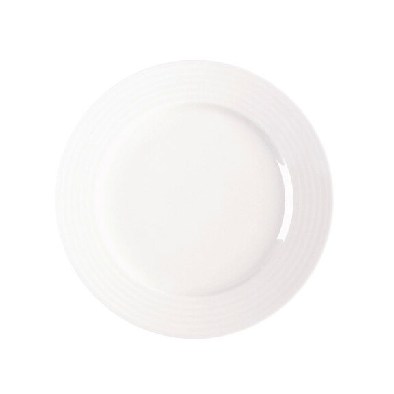 Talerz płaski o średnicy 24 cm, biała porcelana | RAK, Rondo